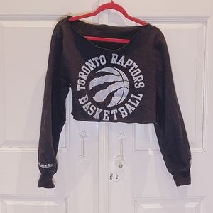 NBA cropped sweatshirt